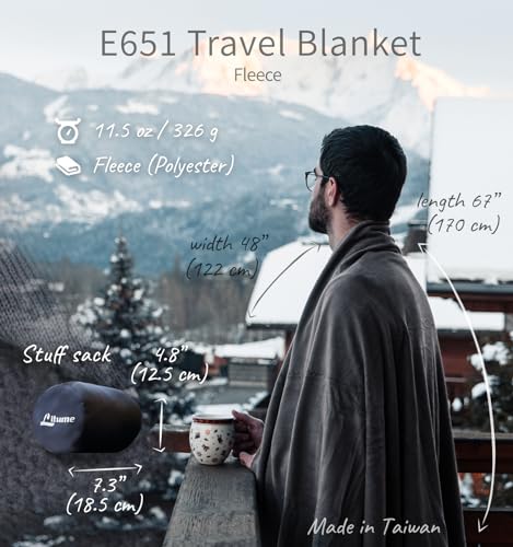 Lightweight Travel Blanket for Travelers (Velvet/Fleece)