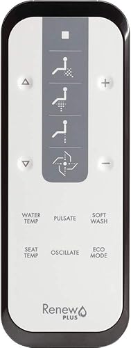 Miniatura 7 de Bemis B1980NL 000 Renew Plus - Spa de limpieza con bidé climatizado, con secador de aire caliente, 3 funciones de lavado y luz nocturna iLumaLight,