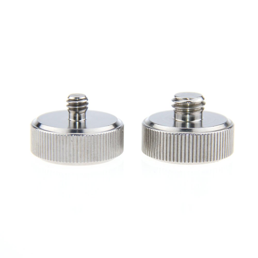 Adattatore Camvate Da 1/4" Femmina A 3/8" Maschio Per Treppiede Fotocamera