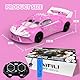 SAIFILI Ferngesteuertes Auto Mädchen Spielzeug - 2.4G RC Auto mit Sprühfunktion - Spider Bugetti Rennauto ab 3 4 5 6 Jahre Kinder für Geburtstagsgeschenk, Outdoor, Rosa