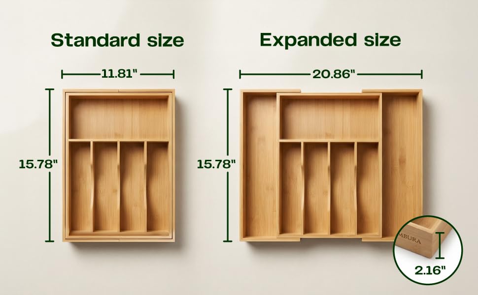 Expandable-Bamboo-Silverware-Drawer-Organizer-Utensil-Holder-Tray-6-Compartments-3-Movable-Dividers-Fits-119-208-in-Wide-Non-Slip-Base-Cutlery-Flatware-Caddy-for-Kitchen-Bath-Office