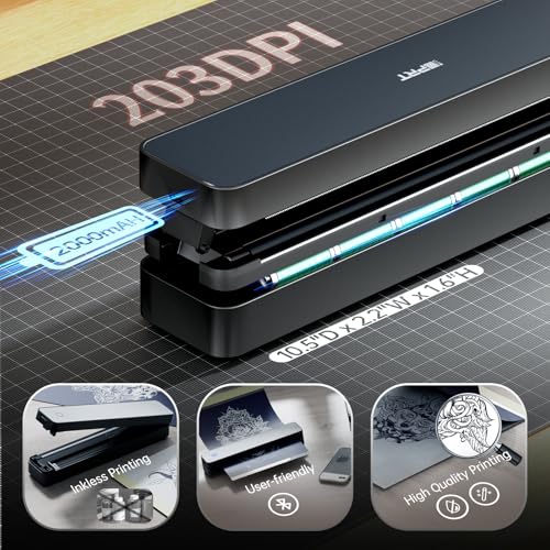 Image of iDPRT Tattoo Stencil Printer with 10pcs Tattoo Transfer Paper | Wireless Bluetooth Portable Tattoo Machine for Artists & Beginners,Compatible with Smartphone /Tablet /PC