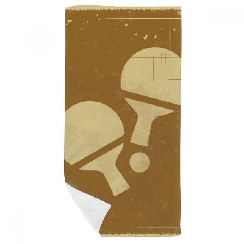 Gant de toilette serviette de table tennis de table sport multicolor