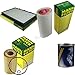 Produktbild QR-Parts Set 85518629 HU 718/1 z C 15 105/1 9900 CU 3943 Original MANN-Filter Inspektionspaket SCT Motor Flush Motorspülung 11581065