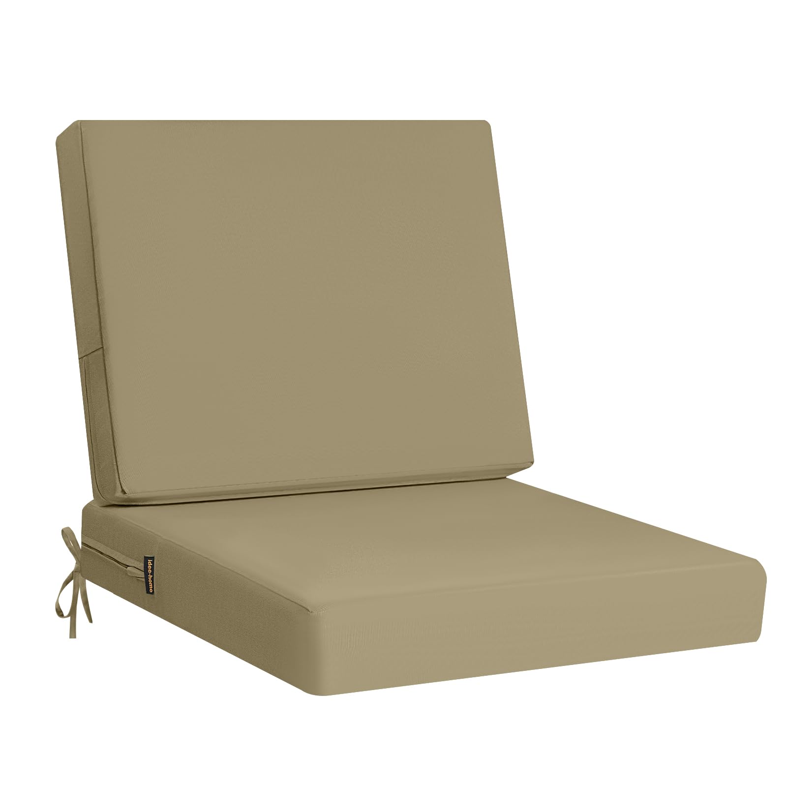 idee-home Outdoor Cushions for Patio Furniture, Outdoor Seat Cushion, Waterproof Couch Hampton Bay Deep Seat Replacement Chair Cushions for Garden