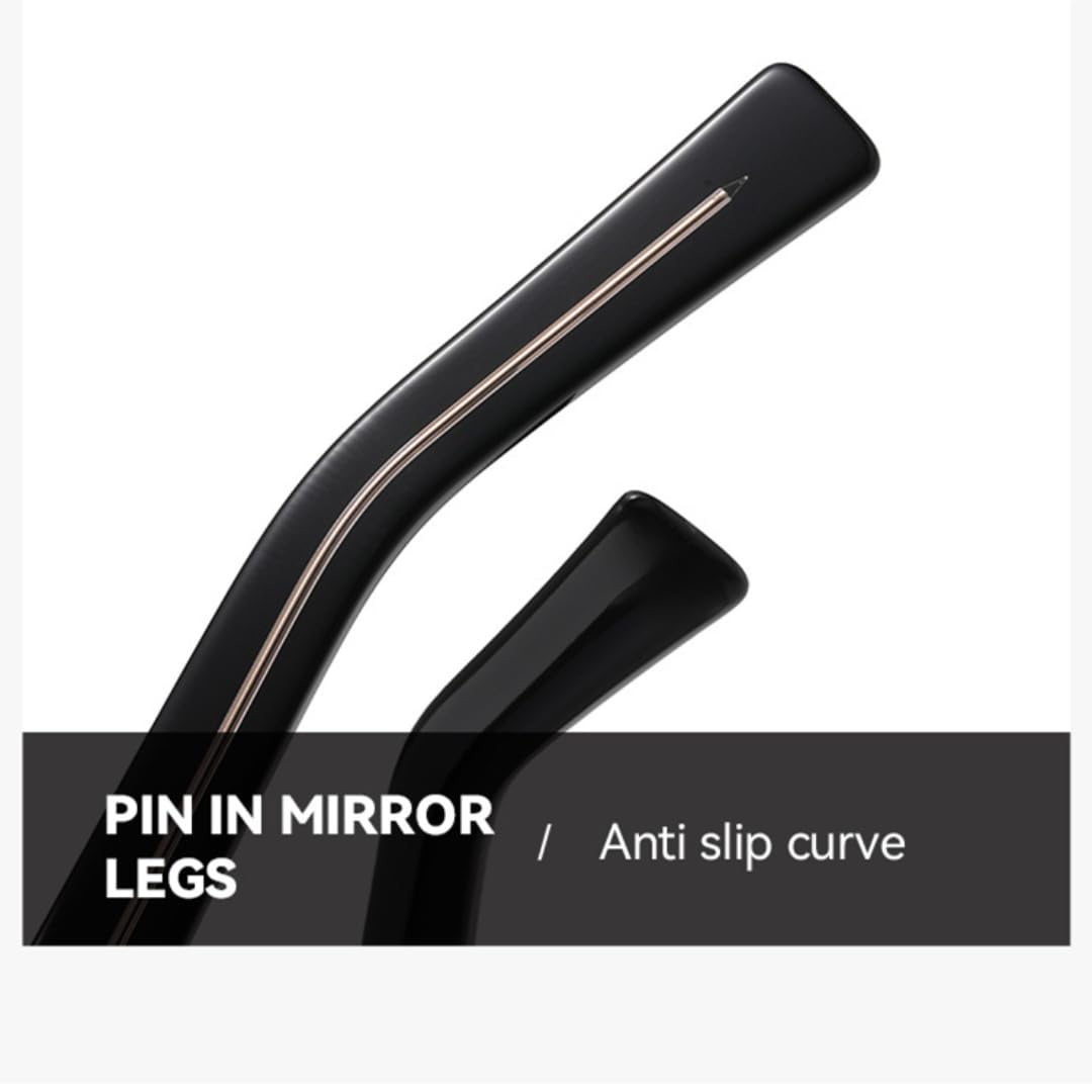 Gafas de sol de montura vintage para hombre, polarizadas, con protección UV400, estilo punk para mujer.
