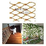 2. Red de protección para el balcón de los niños: cuerda trenzada de nylon de alta resistencia y tejido de precisión sujetado a mano, buena transpiración, adecuado para uso en interiores, hebilla hecha a mano, nunca se descuelga, color brillante, piel resistente al desgaste y base de algodón fuerte, protección de decoración.
