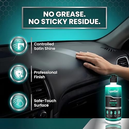 Image of Ultimate Dashboard Polish | Professional Grade Car Interior Protectant | Dashboard Cleaner & Shiner | 500ml pack of 1