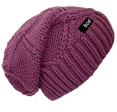 Frost Hats Slouchy Beanie for Women | Plush Knitted Winter Hat Stocking Cap M113NF