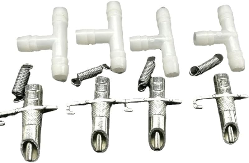 HUFFA 50/100pcs Water Feeder Drinker Waterer for Rabbit Bunny Rodents Rabbit Drinking feeders Automatic (Color : 100PCS)