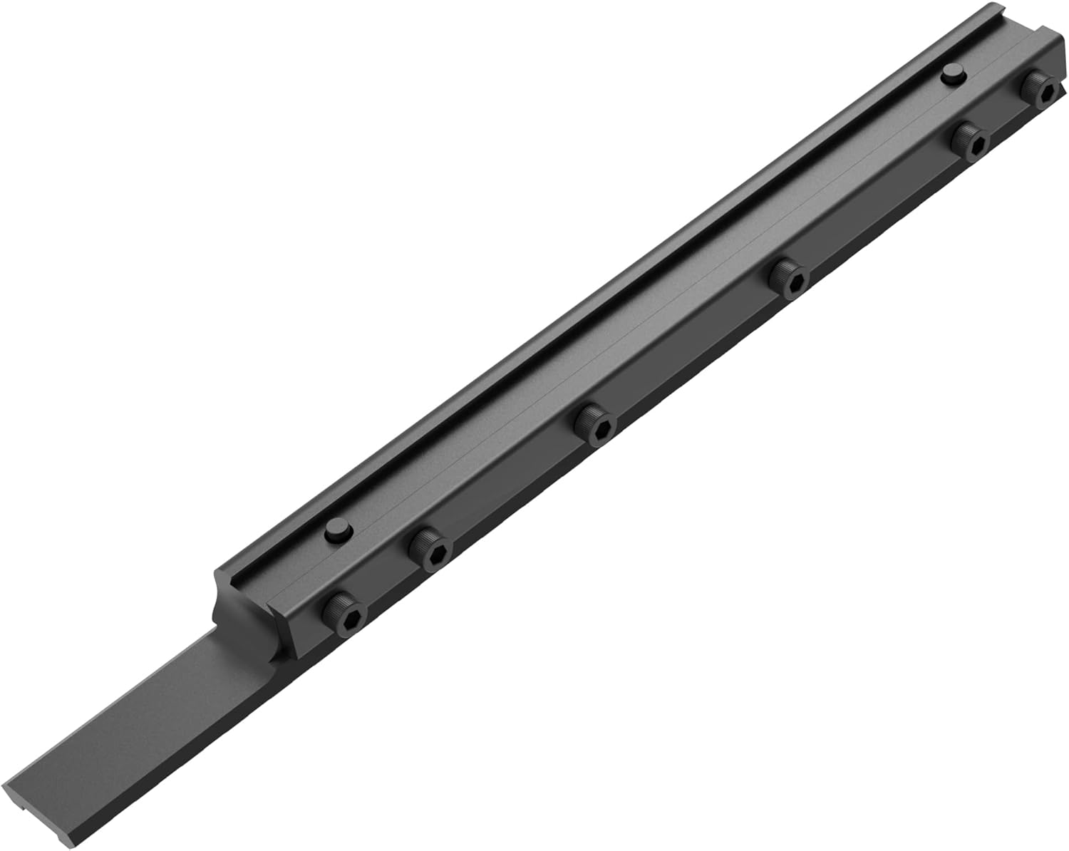 Dovetail to Picatinny Adapter (3/8" to 7/8") 24 Slots, Low Profile Dovetail to Picatinny Rail Adapter, 11mm to 20mm Picatinny Rail Riser Mount, Length 10" (260mm) (DV24)