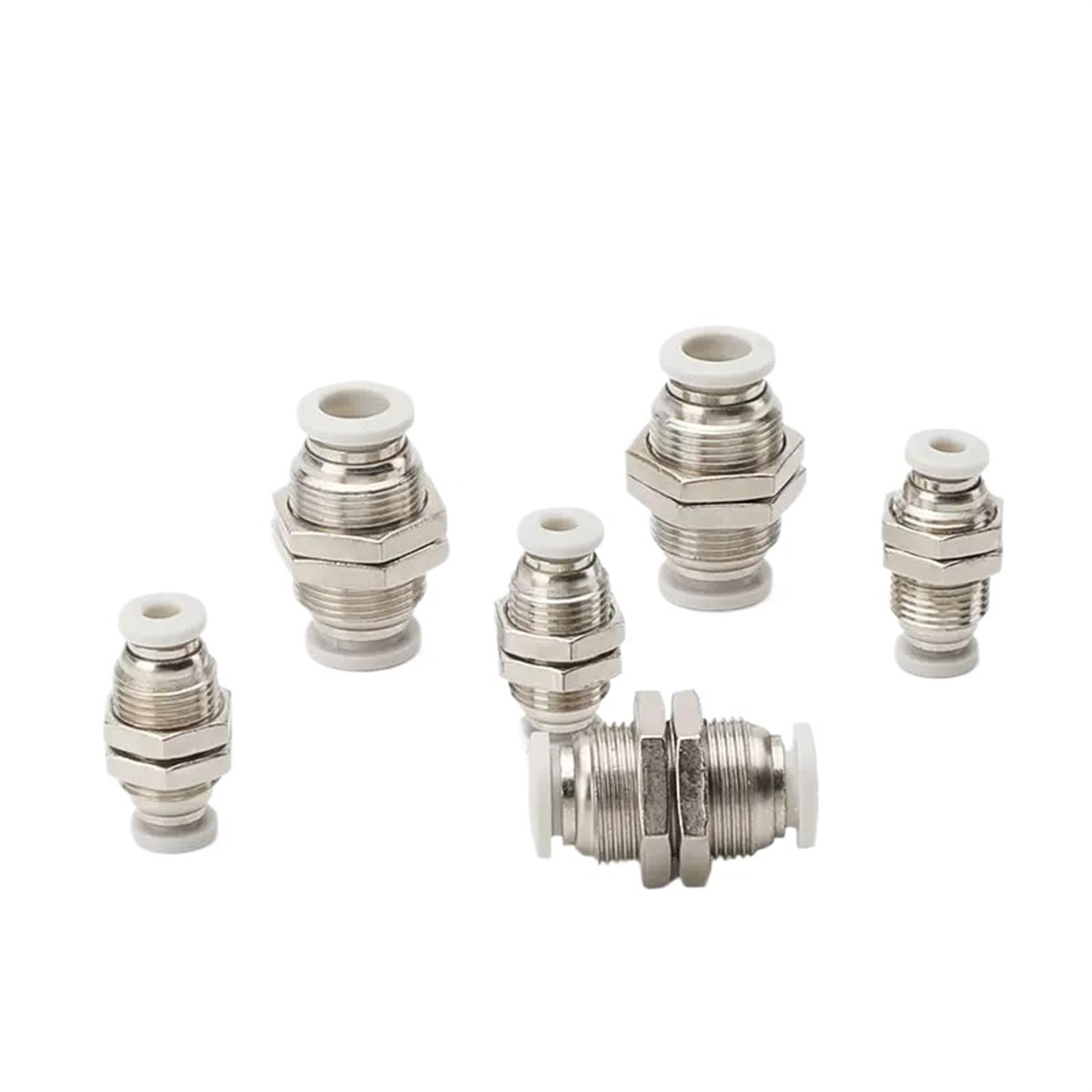 Pneumatyczne proste złączki grodziowe PM Złącze węża 8/10/12 mm Typ Premium Plastikowe złącze rurowe Push In Air Quick Fitting(PM-10)