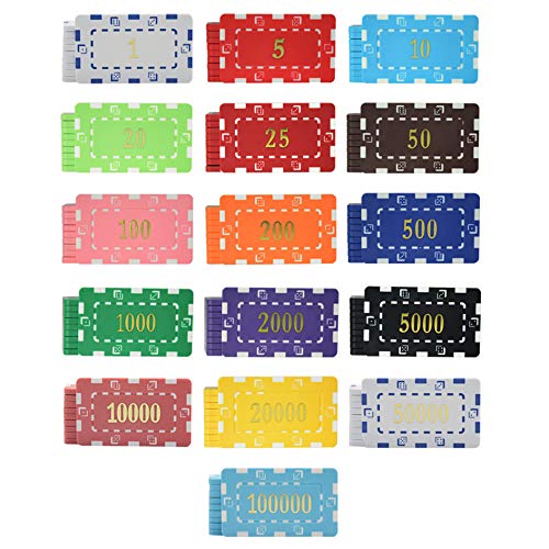 Yyhj 30 Piece Poker Chip Set For Texas Holdem Vegas-Style Poker Nights Casino Professional Chips With Denominations,For Party #TOP1