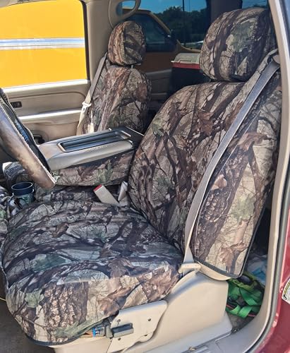 Durafit Seat Covers Made for 2003-2007 Silverado and Suburban Front 40/20/40 Split Seat with Electric Drivers Side Controls and Opening Center Console. Made in DS1 Camo Endura