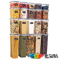 Set contenitori da dispensa impilabili