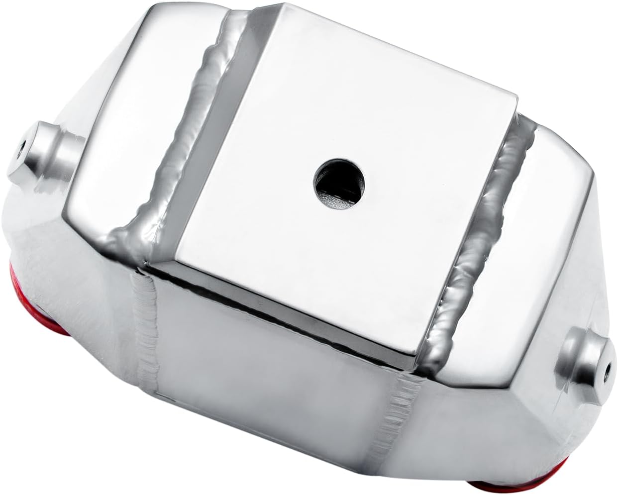 Universal Aluminum Water to Air Intercooler 11'' X 9.5''' X 3.5'', 3 inch Air Inlet Out NPT 1/2 Silver