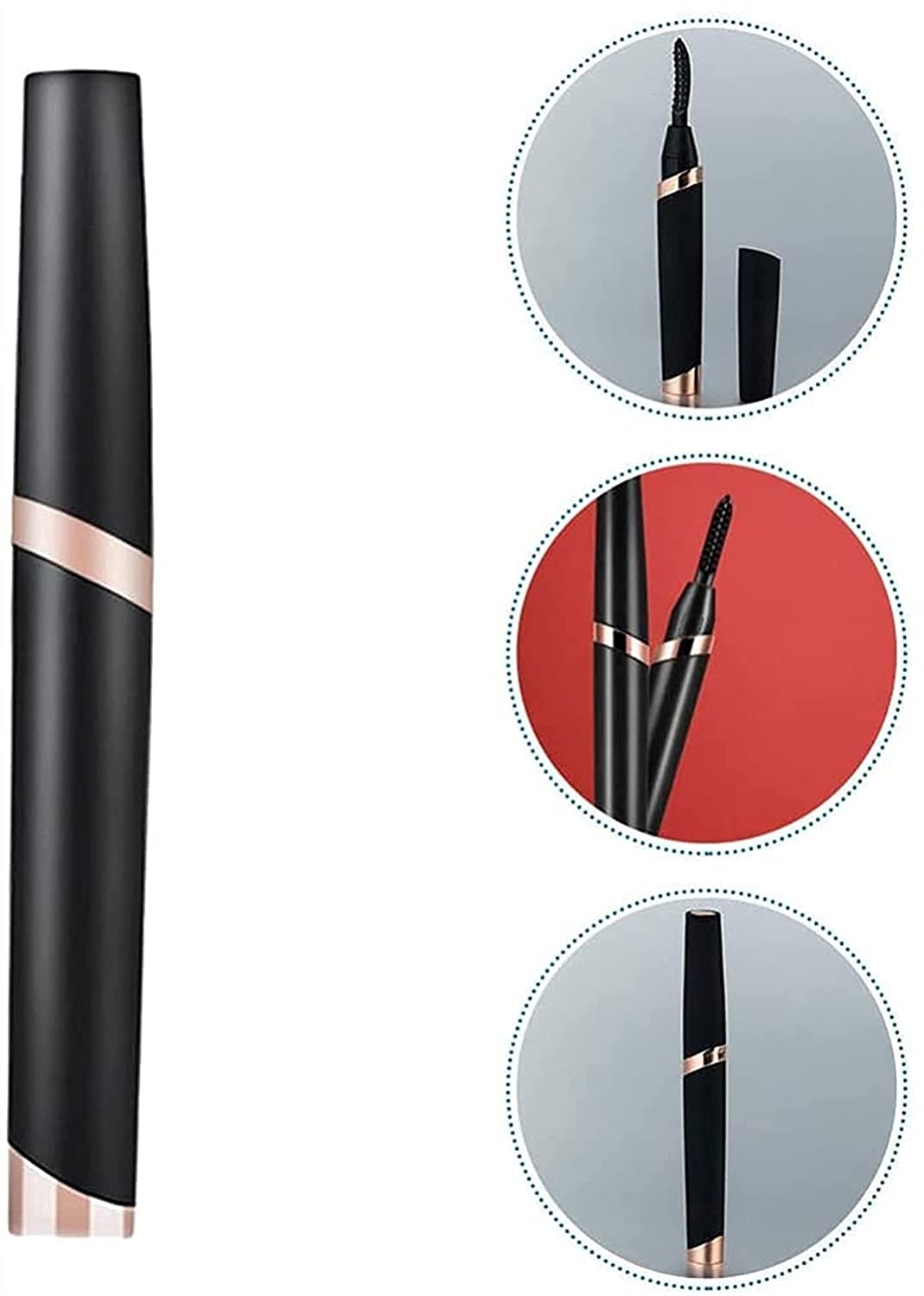 Cilorredor eléctrico de pestañas con calefacción USB Curler de pestañas Recargables Calefacción rápida Curler de pestañas Naturales de Maquillaje Duradero