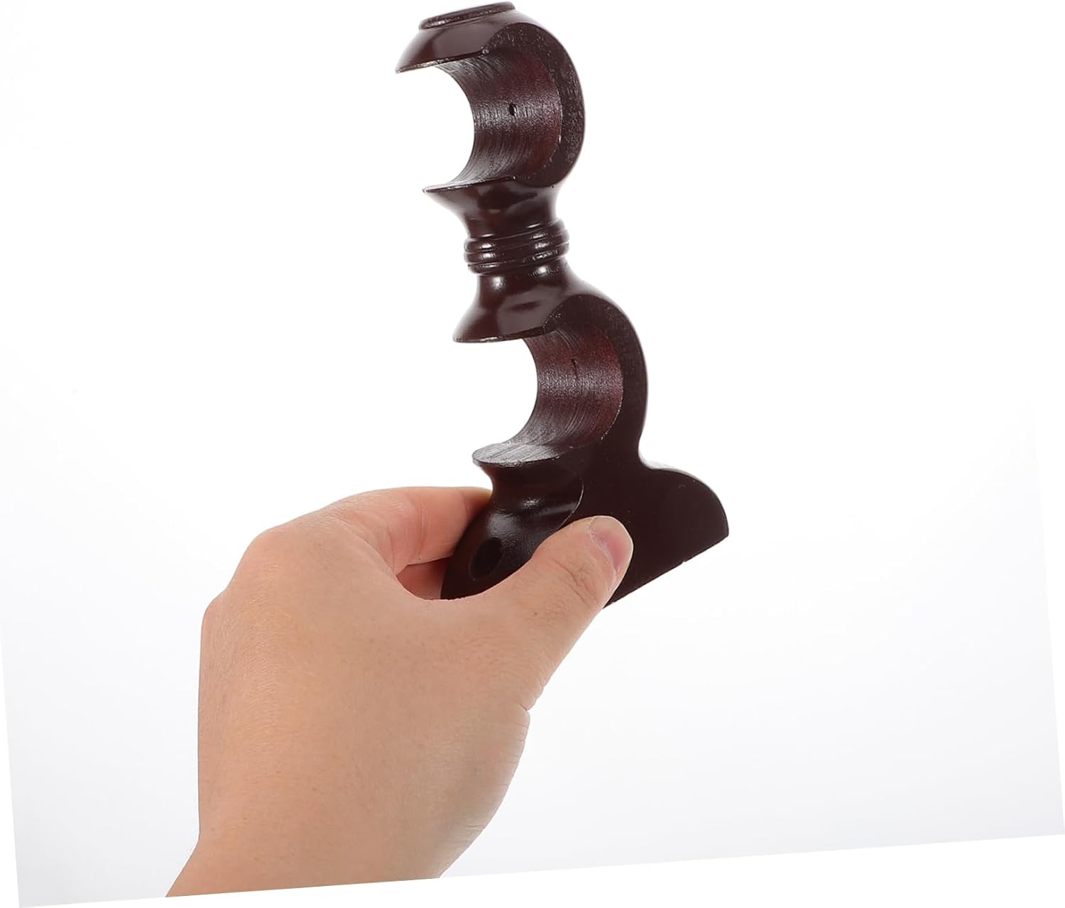Curtain Rod Ceiling Bracket Window Hardware Rod Holder Hooks for Roman Pole Material Easy Install