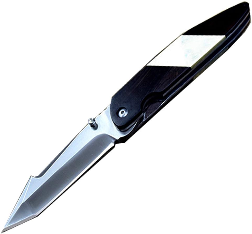 D2 steel outdoor tool high hardness large folding knife field survival self-defense small non-straight knife knife knife fruit knife