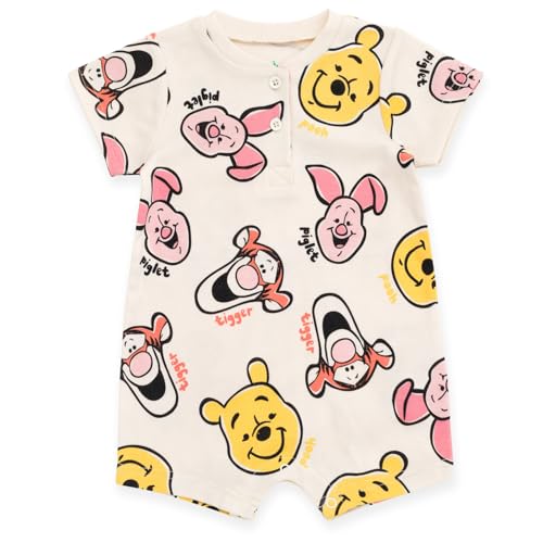 Disney Winnie the Pooh Baby Romper 2 Pack Newborn to Infant Sizes (Newborn - 24 Months)3