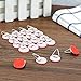 Artliving 2cm Invisible Disc Adhesive Plate Hanger Set Vertical Plate Holders (20 pack)