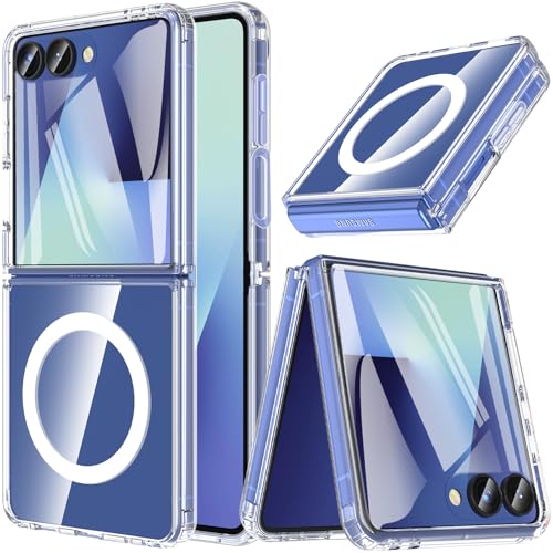 Coque Samsung Galaxy Z Flip 7 compatible MagSafe robuste antichoc avec protection écran intégrée