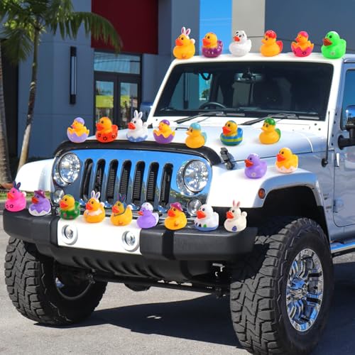 72 Pcs Easter Rubber Ducks, Easter Bag Fillers, Bathtub & Party Favor Toys - image 6