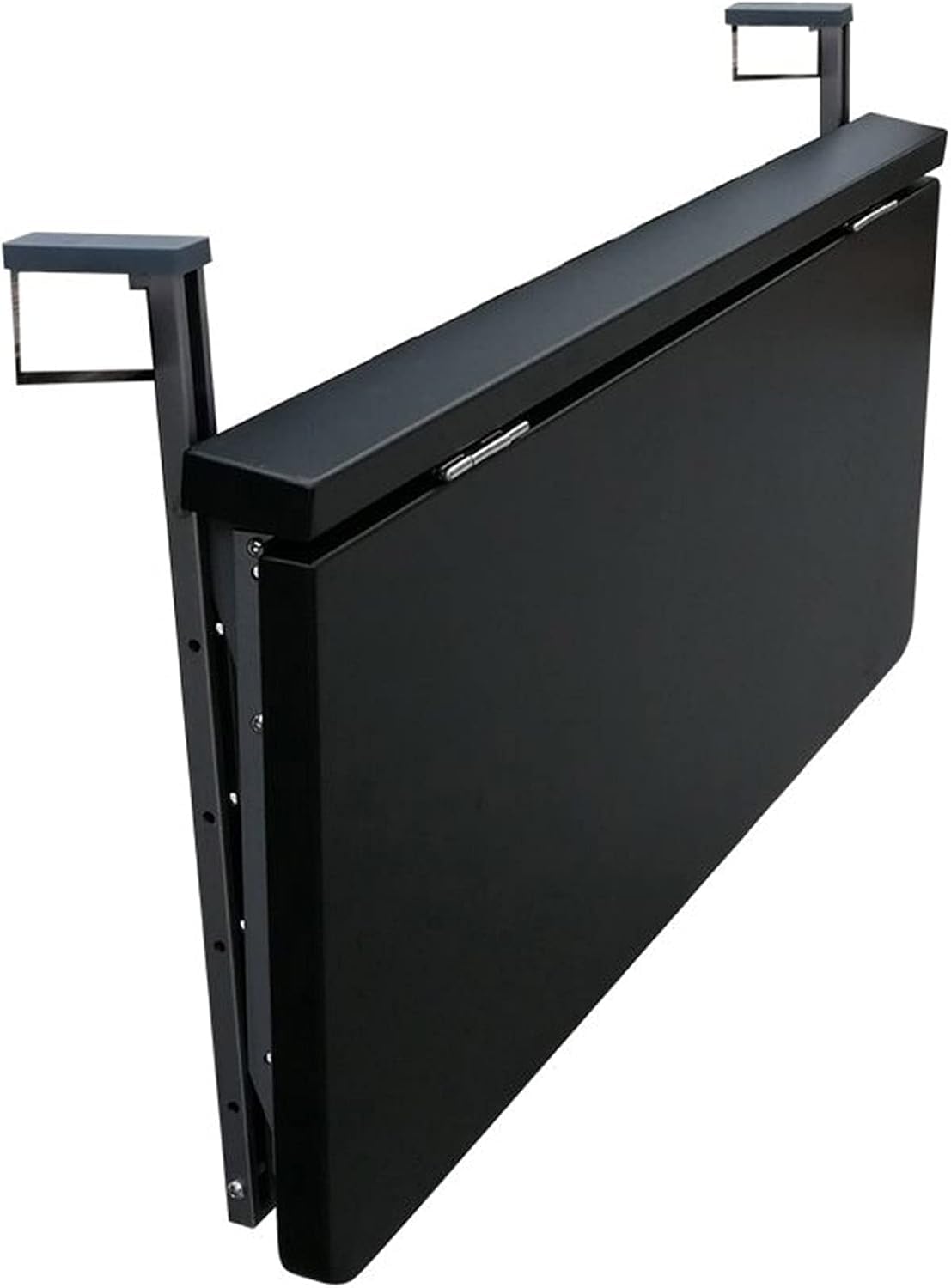 Table suspendue pliante garde-corps balcon réglable noire extérieure
