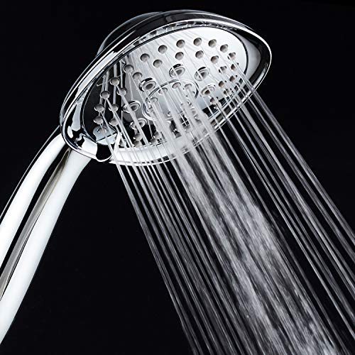 Aquadance 3373 Chrome Luxury Square 6-Setting High-Pressure Hand Extra-Long 72 Inch Stainless Steel Hose thumb #4