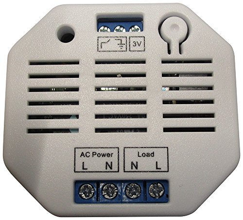 Lupus Electronics LUPUSEC Unterputzrelais mit Stromzähler für die XT Alarmanlagen, kompatibel mit der XT1 und XT2 Funk Alarmanlagen, Energieklasse A, 12023