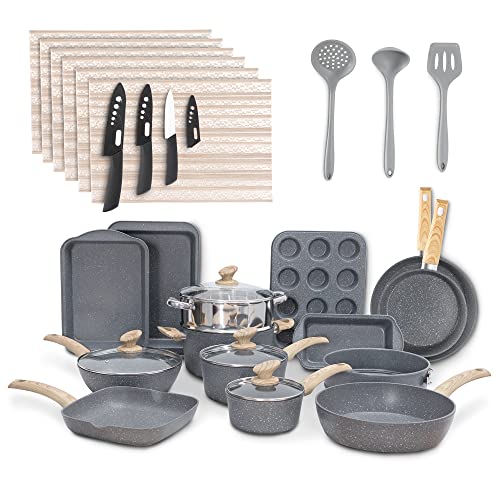 MAISON ARTS 30 Piece Induction Pots and Pans Set, Kitchen Cookware Sets - image 1