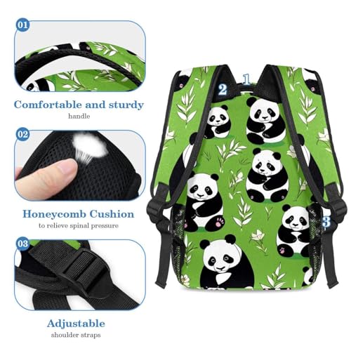 Ensemble de 2 cartables panda ergonomiques pour ranger les livres d'école