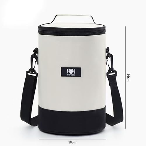 Miniatura 8 de Bolsa térmica aislada, bolsa de campamento pequeña, 8 latas, lonchera para campamento, senderismo, playa, viajes, mochila impermeable refrigeradora,