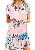 Dieses lässige Kleid ist aus hochwertigem Stoff gefertigt und angenehm zu tragen. Perfekt für verschiedene Anlässe: Alltag, Urlaub, etc.