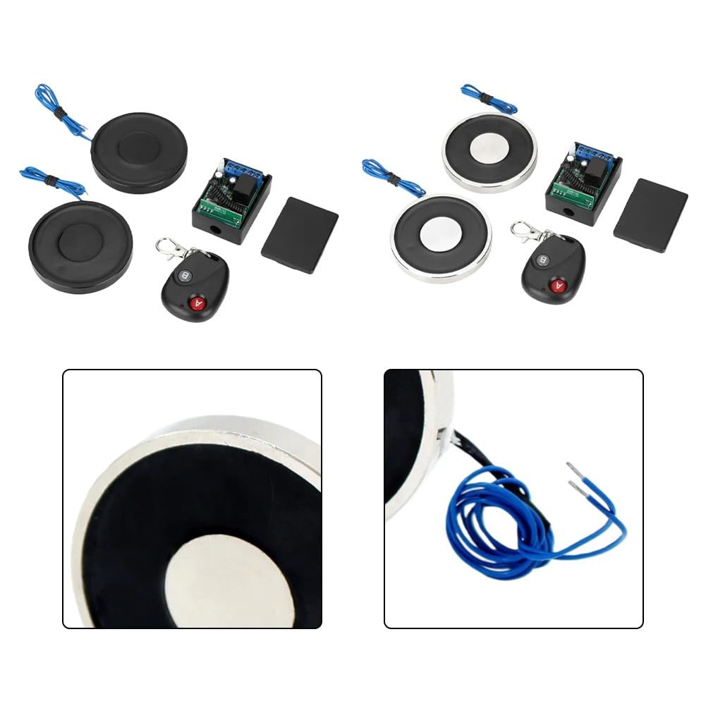 Elektromagnes 70 mm DC 12 V/24 V, siła trzymania 20 kg, kompaktowa konstrukcja 14 W do automatyzacji, sortowania i ramion robota