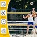 Leyndo Volleyball Setter Trainer Net Adjustable Angle Volleyball Target Net for Indoor and Outdoor Practice Sturdy Footed Base Training Equipment(Basic)
