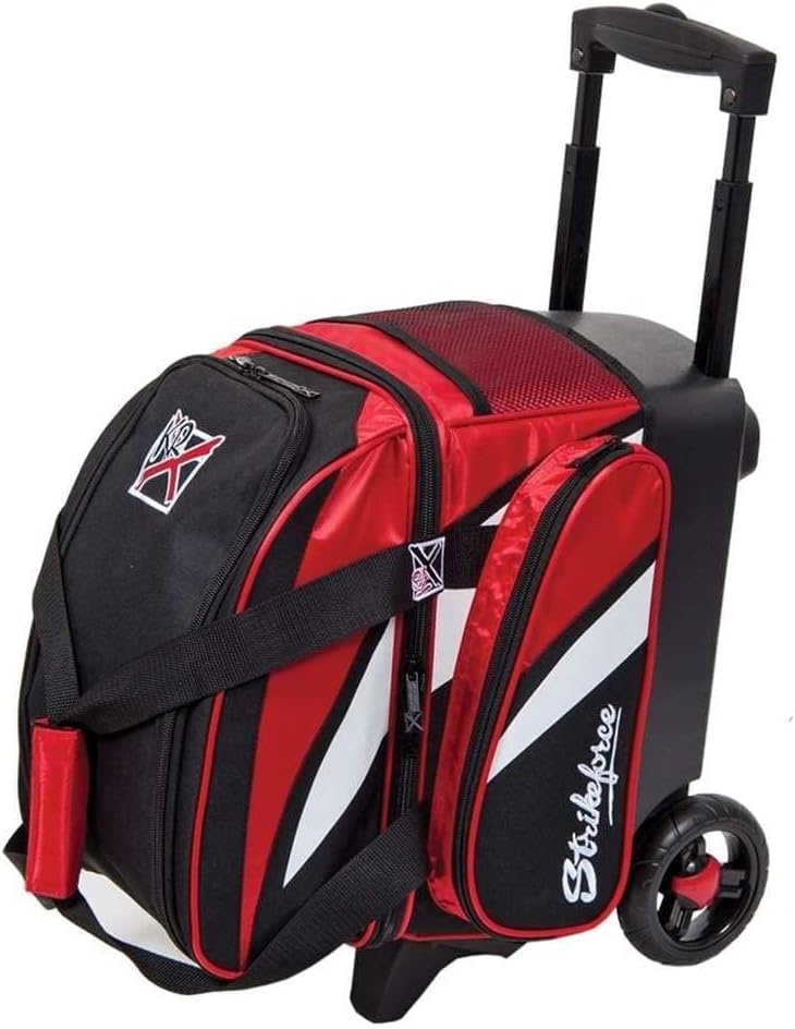 KR Cruiser Single Roller Bowling Bag Red/Black/White ()