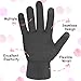 Evridwear Eczema Gloves Kids Cotton Moisturizing Gloves for Dry Hands, Eczema, SPA, Overnight Lotion, 2 Pairs with Touchscreen Fingers (Black)
