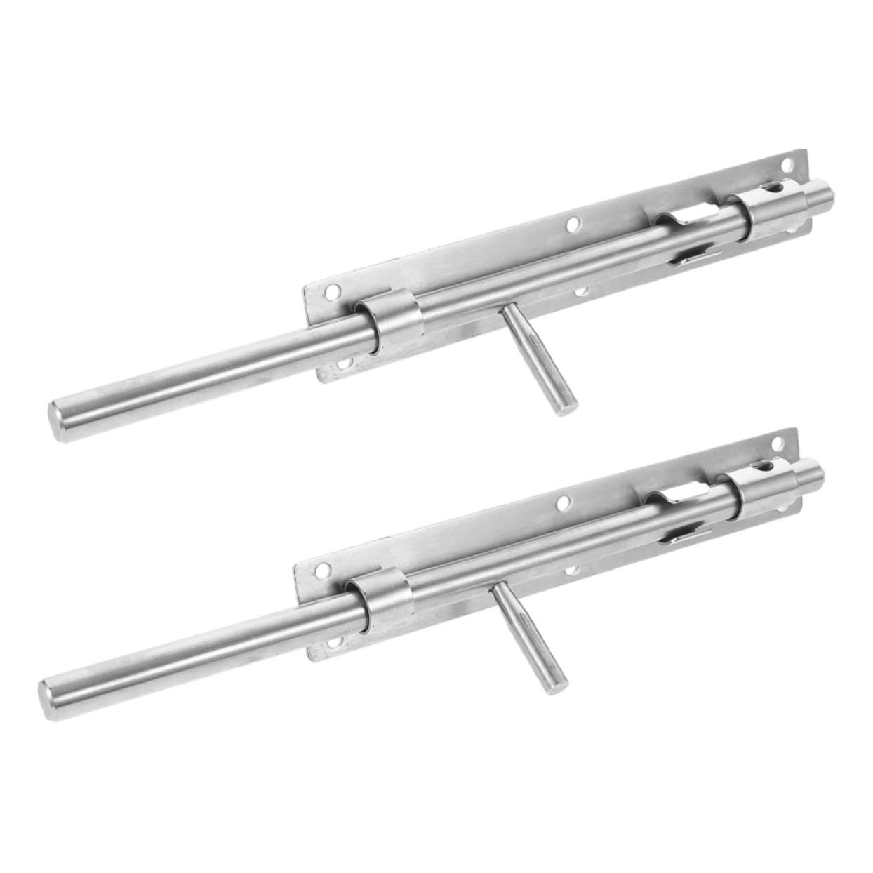 2 pièces Loquet à Coulisse Acier Inoxydable Épais Verrou de Porte et Robuste pour Portes Intérieures et Armoires Résistant à Usure et Facile à Installer