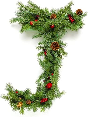 100 Packs Artificial Plants Pine Needles Branches Garland, 6.7x2.0 Inch Fake Green Plants Pine Needles-Greenery Pine Picks for DIY Christmas Garland Home Garden Decoration