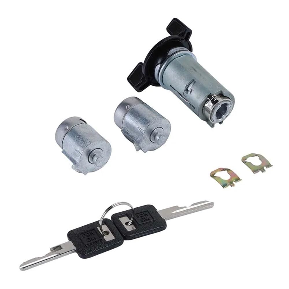 Car Lock Barrel Compatible with Buick for Electra for Lesabre for Regal 16627130 26005043 26005718 26007477 26025788 Car Ignition Lock Cylinder with Keys(B Set)