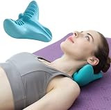 Modinity - Massagekussen voor nek en schouders, draagbaar Y-vormig nekwervelkolommassageapparaat, ontspanningsapparaat voor nektractie, acupressuur voor pijnverlichting, kussen