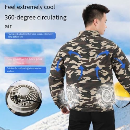 Kuchofuku, Kuchofuku Air-Conditioned Work Jacket, Electric Cooling Air Jacket Vest Cool, Jackets with Cooling Fans2