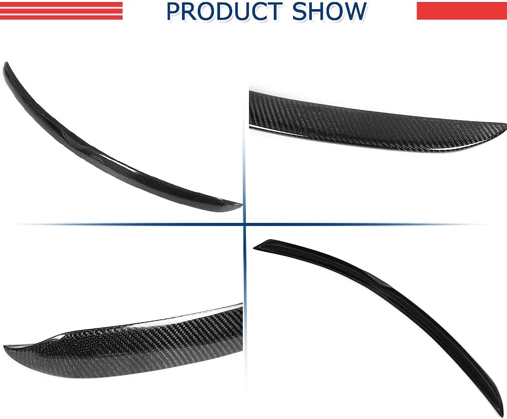 Carbon Fiber Rear Spoiler Fits for Infiniti FX35 FX37 2010-2013 Custom Parts Trunk Lip Spoiler High Kick Rear Wing Spoiler Body Kits Factory Outlet