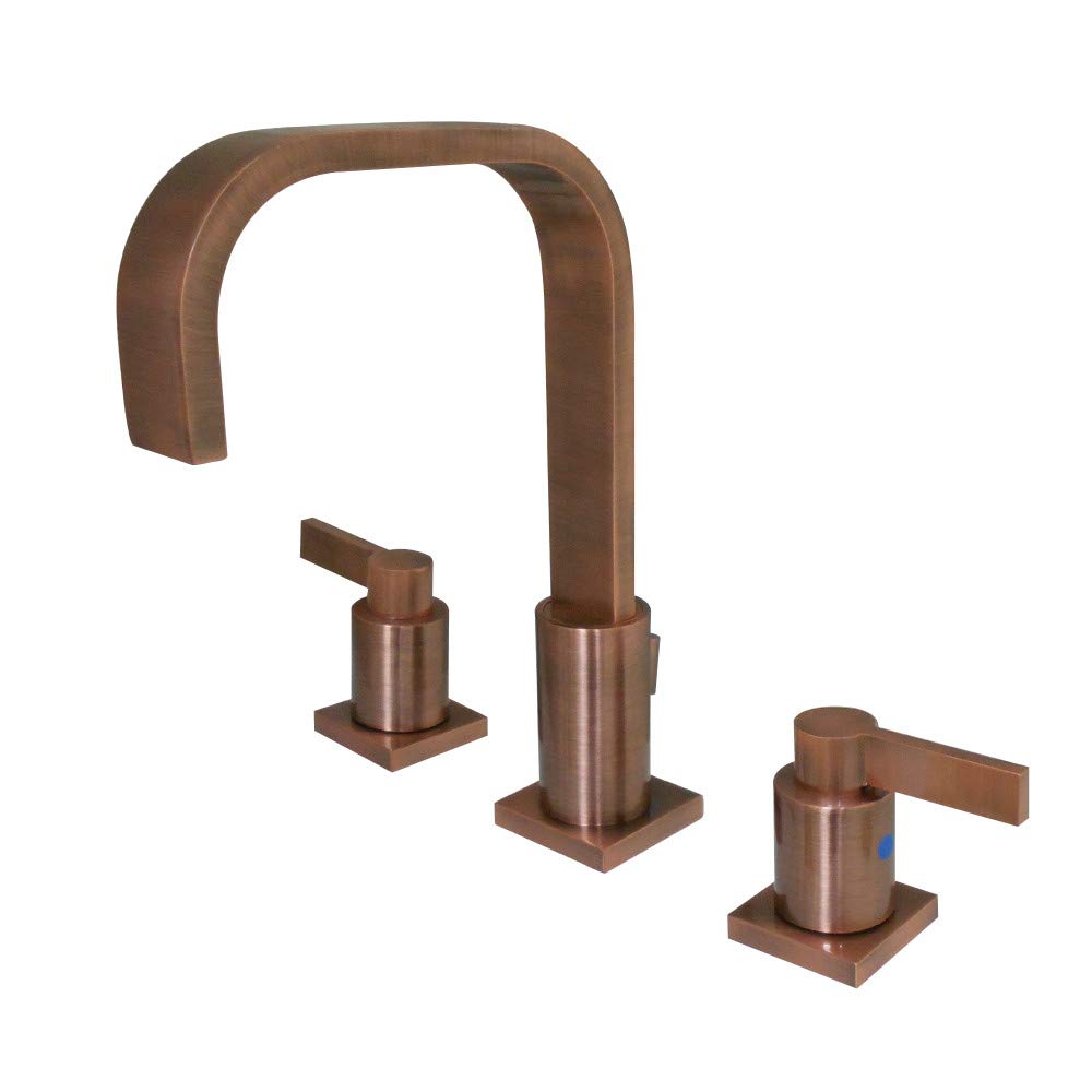Robinet NuvoFusion style rétro cuivre antique pour salle de bain cocooning
