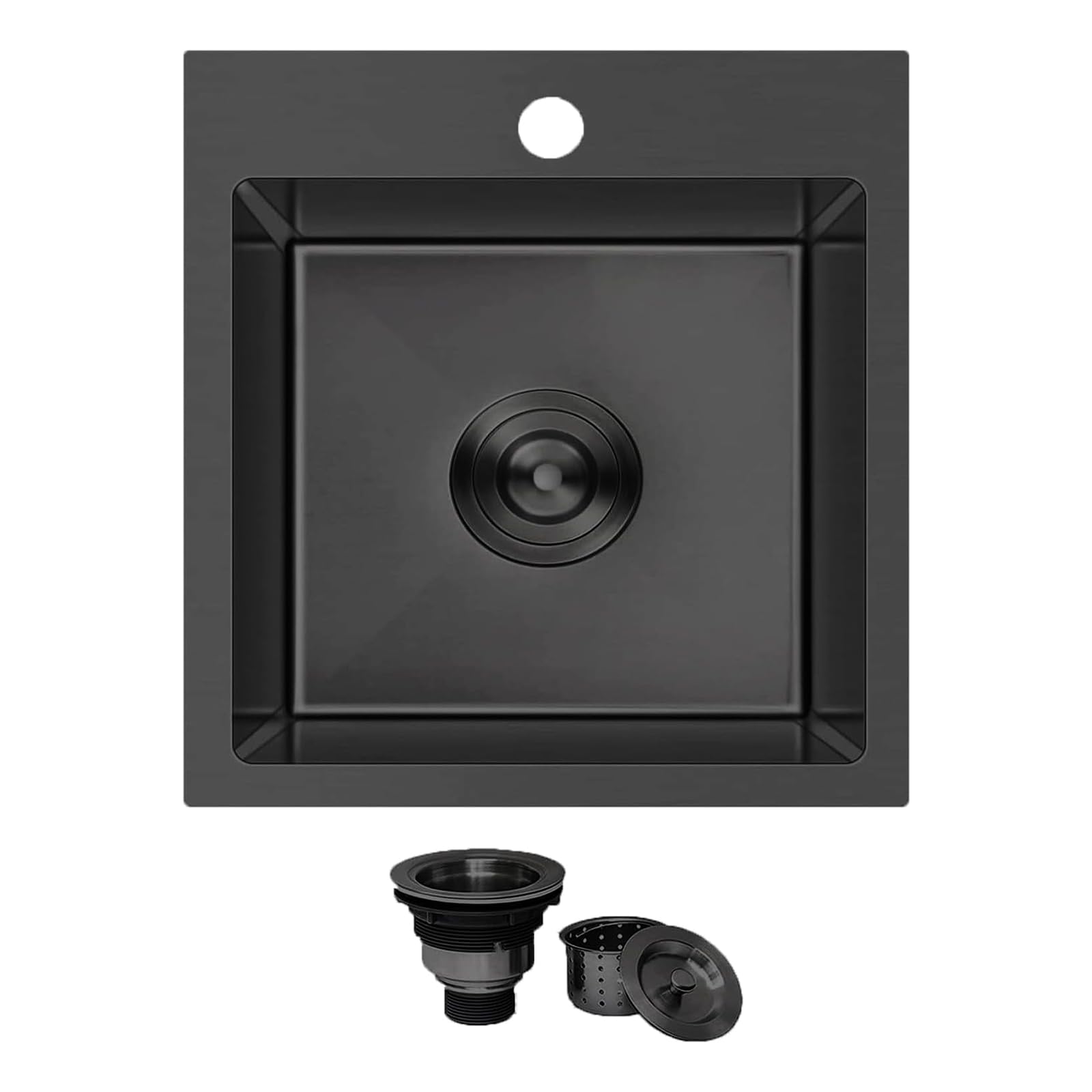 KINGO HOME Black Bar Sink