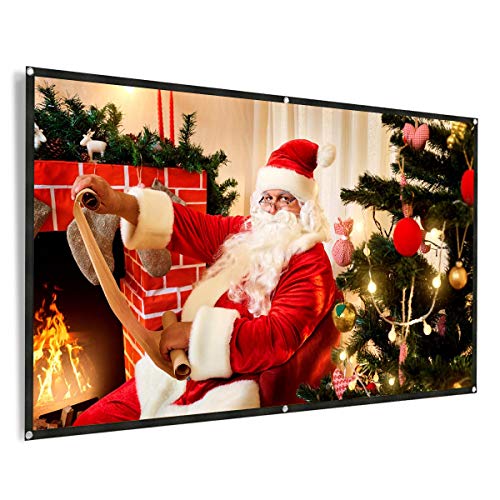 REIDEA Outdoor Projector Screen 120 Inch 16:9 Foldable Anti-Crease Outdoor & Indoor Movie Screen for Home Theater, Meeting etc.