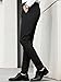 MAGE MALE Men's Skinny Stretch Dress Pants Slim Fit Suit Pants Black