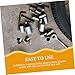 EXAOMBLE Car Brake Bleeder Cap M10 Thread Motorcycle Bleeder Screws 2pcs Set and Durable