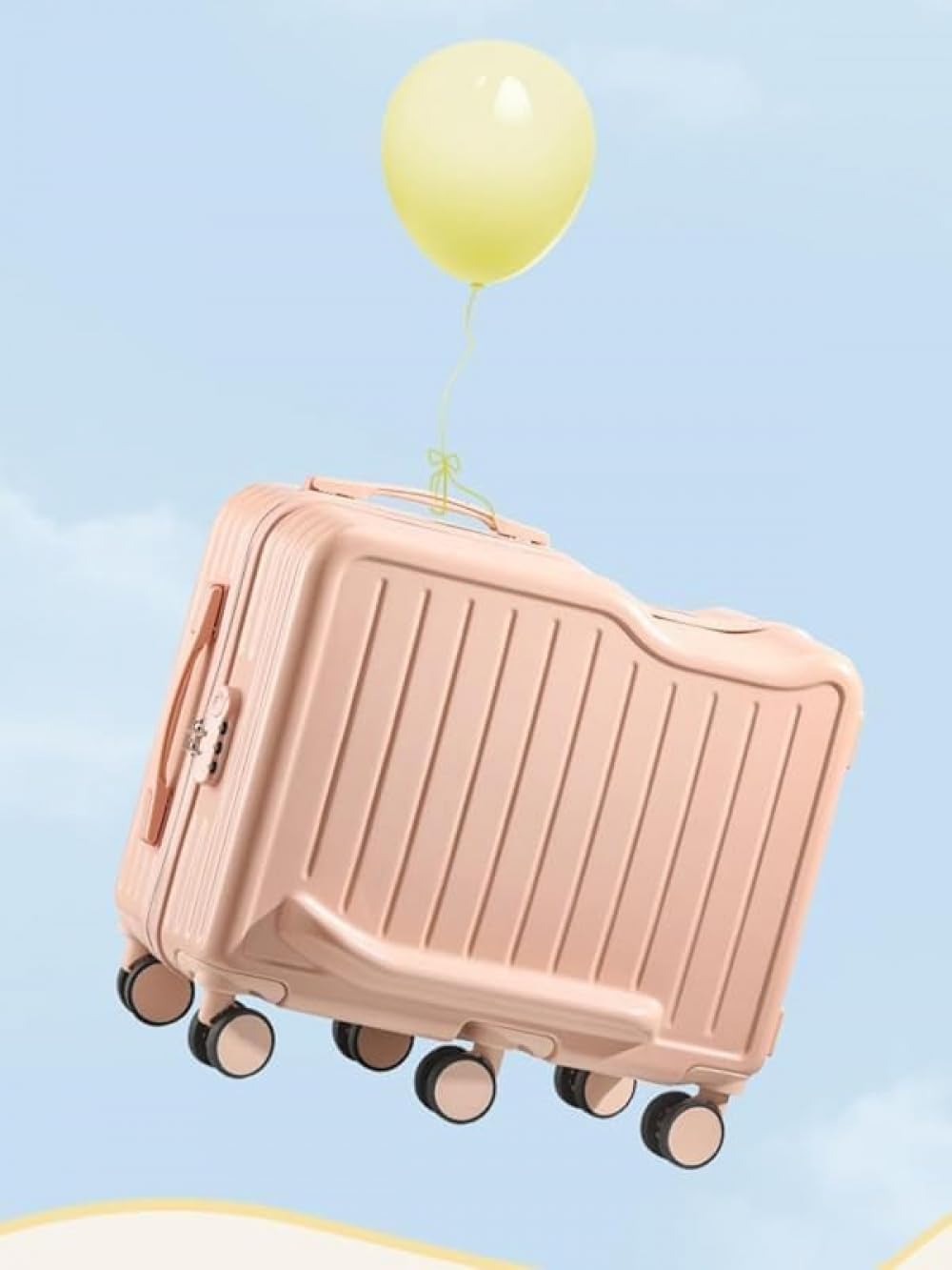 [AOBOPO] キャリーケース 子供が乗れるスーツケース 出張用 ミニ お出掛け 修学旅行 入園プレゼント機内持ち込み usbポー